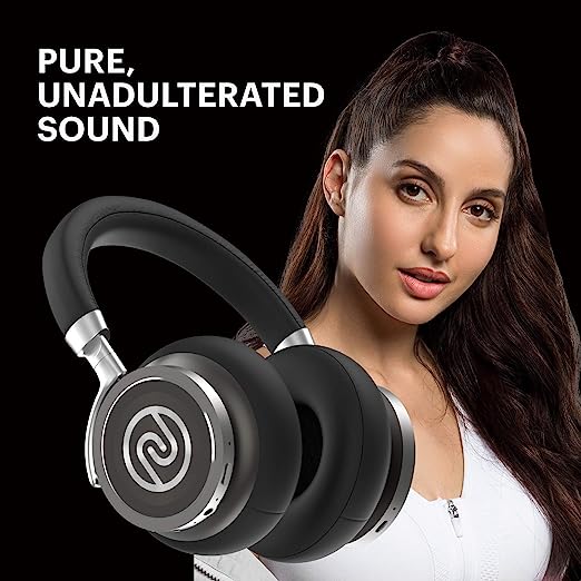 Noise Defy Over Ear Bluetooth Headphones with Active Noise Cancellation, Upto 30 Hour Playback, 40mm Dynamic Drivers (Onyx Black) (OPEN BOX) Noise Defy Over Ear Bluetooth Headphones with Active Noise Cancellation, Upto 30 Hour Playback, 40mm Dynamic Drivers (Onyx Black) (OPEN BOX)